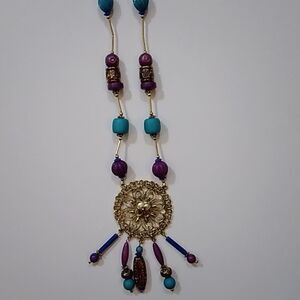 Set Handmade Women Necklace And Earrings